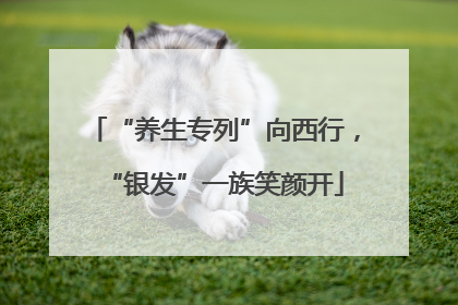 “养生专列”向西行，“银发”一族笑颜开