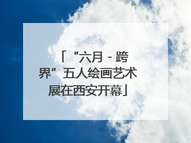 “六月 - 跨界”五人绘画艺术展在西安开幕
