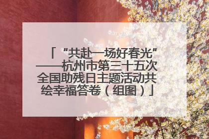 “共赴一场好春光”——杭州市第三十五次全国助残日主题活动共绘幸福答卷（组图）