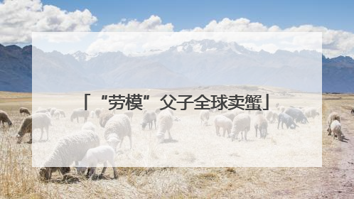 “劳模”父子全球卖蟹
