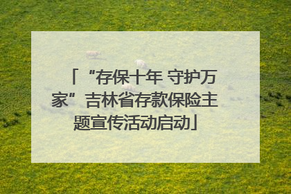 “存保十年 守护万家”吉林省存款保险主题宣传活动启动