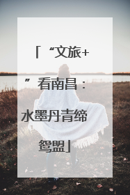 “文旅+”看南昌:水墨丹青缔鸳盟