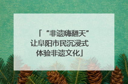 “非遗嗨翻天”让阜阳市民沉浸式体验非遗文化