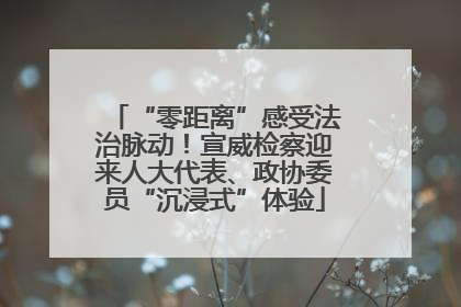 “零距离”感受法治脉动！宣威检察迎来人大代表、政协委员“沉浸式”体验
