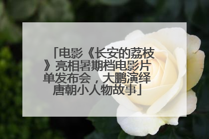 电影《长安的荔枝》亮相暑期档电影片单发布会，大鹏演绎唐朝小人物故事