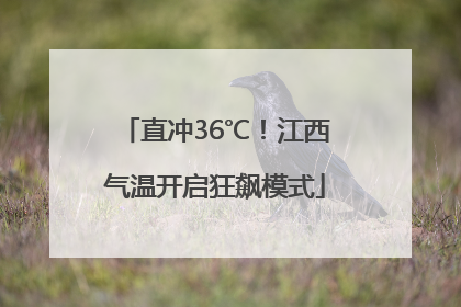 直冲36℃！江西气温开启狂飙模式