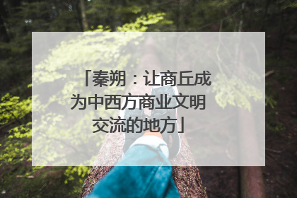 秦朔：让商丘成为中西方商业文明交流的地方