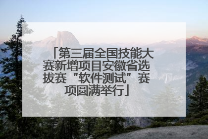 第三届全国技能大赛新增项目安徽省选拔赛“软件测试”赛项圆满举行