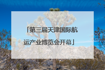 第三届天津国际航运产业博览会开幕