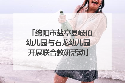 绵阳市盐亭县岐伯幼儿园与石龙幼儿园开展联合教研活动