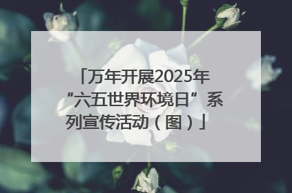 万年开展2025年“六五世界环境日”系列宣传活动（图）