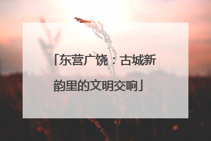 东营广饶：古城新韵里的文明交响