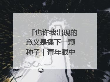 也许我出现的意义是播下一颗种子｜青年眼中的西部情缘