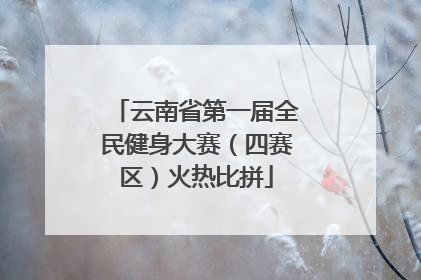 云南省第一届全民健身大赛（四赛区）火热比拼