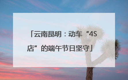 云南昆明：动车“4S店”的端午节日坚守