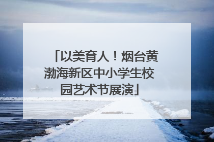 以美育人！烟台黄渤海新区中小学生校园艺术节展演