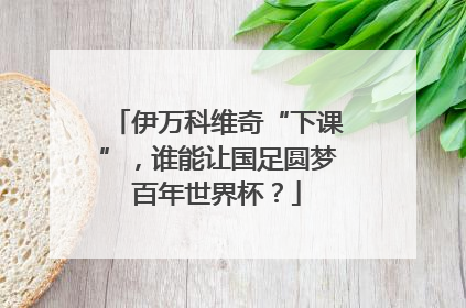 伊万科维奇“下课”，谁能让国足圆梦百年世界杯？