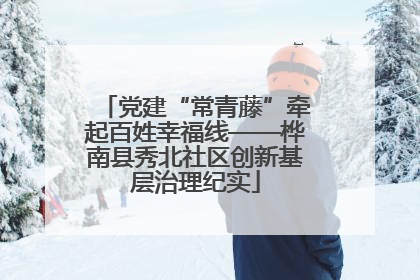 党建“常青藤”牵起百姓幸福线——桦南县秀北社区创新基层治理纪实