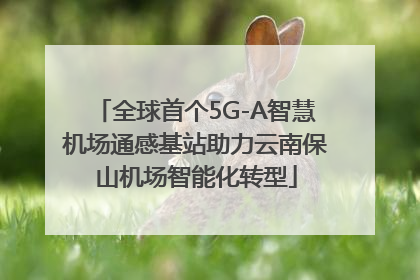 全球首个5G-A智慧机场通感基站助力云南保山机场智能化转型