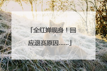 全红婵现身！回应退赛原因……