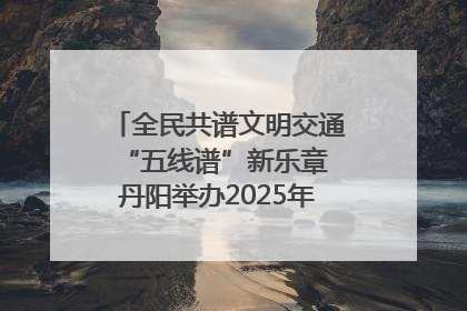 全民共谱文明交通“五线谱”新乐章 丹阳举办2025年“文明交通 同心同行”主题宣传活动