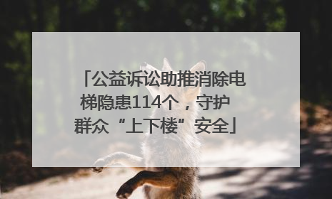 公益诉讼助推消除电梯隐患114个，守护群众“上下楼”安全