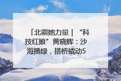 北疆她力量｜“科技红娘”黄晓辉：沙海播绿，搭桥撬动5.3亿研发