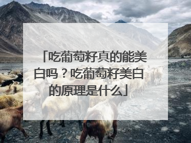 吃葡萄籽真的能美白吗？吃葡萄籽美白的原理是什么
