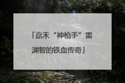 嘉禾“神枪手”雷渊智的铁血传奇