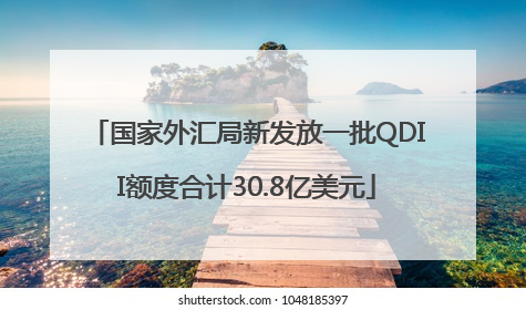 国家外汇局新发放一批QDII额度合计30.8亿美元