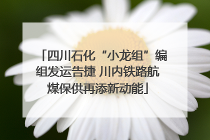 四川石化“小龙组”编组发运告捷 川内铁路航煤保供再添新动能