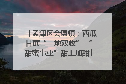 孟津区会盟镇：西瓜甘蔗“一地双收” “甜蜜事业”甜上加甜