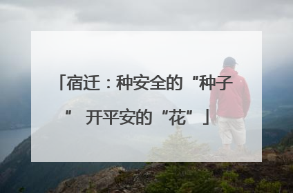 宿迁：种安全的“种子” 开平安的“花”