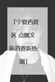宁夏西夏区 点燃文旅消费新热潮
