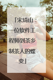 宋琦山：一位软件工程师到茶乡制茶人的蝶变