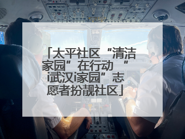 太平社区“清洁家园”在行动 “i武汉i家园”志愿者扮靓社区