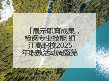 展示职育成果，检阅专业技能 镇江高职校2025年职教活动周暨第八届技能节开幕