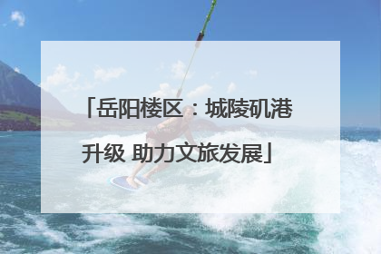岳阳楼区：城陵矶港升级 助力文旅发展