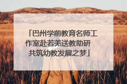 巴州学前教育名师工作室赴若羌送教助研 共筑幼教发展之梦