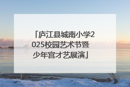 庐江县城南小学2025校园艺术节暨少年宫才艺展演
