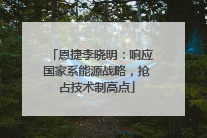恩捷李晓明：响应国家系能源战略，抢占技术制高点