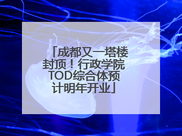 成都又一塔楼封顶！行政学院TOD综合体预计明年开业