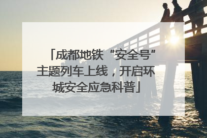 成都地铁“安全号”主题列车上线，开启环城安全应急科普