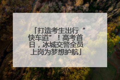 打造考生出行“快车道”！高考首日，冰城交警全员上岗为梦想护航