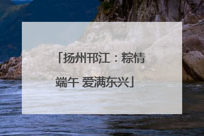 扬州邗江：粽情端午 爱满东兴