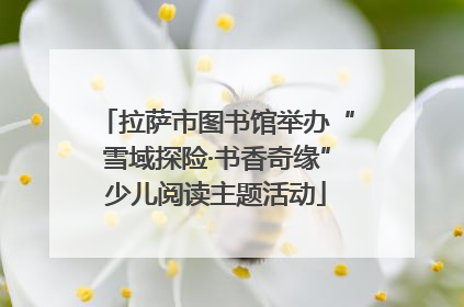 拉萨市图书馆举办“雪域探险·书香奇缘”少儿阅读主题活动