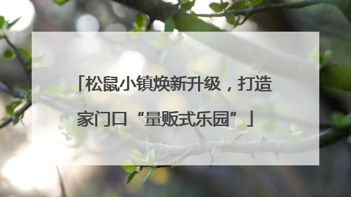 松鼠小镇焕新升级，打造家门口“量贩式乐园”
