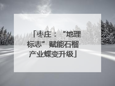 枣庄：“地理标志”赋能石榴产业蝶变升级