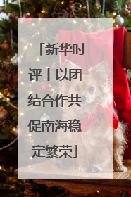 新华时评丨以团结合作共促南海稳定繁荣