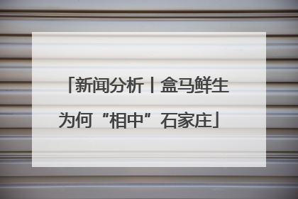 新闻分析丨盒马鲜生为何“相中”石家庄